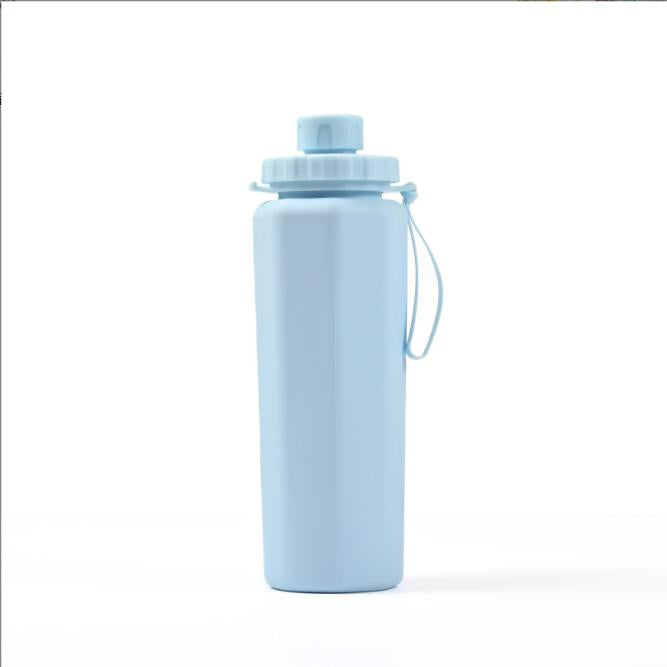 Silicone Sports Water Bottle, Foldable, Portable Silicone Cup for Outdoor, Cycling, Travel, and Business Trips