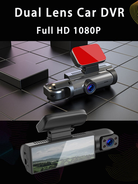 M8 driving recorder dual lens front, interior and rear of the car recording at the same time HD 1080P with reversing image