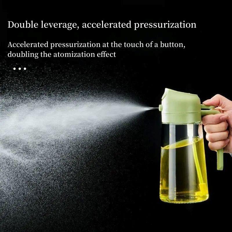 Kitchen Oil Dispenser Bottle, 1PC Handle Sprayer, for Cooking, Baking & Frying Utensils