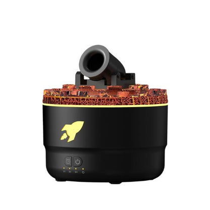 2024 New Creative Artillery-Style Ultrasonic Aroma Diffuser with Colorful Crackle Design for Home Desk Use