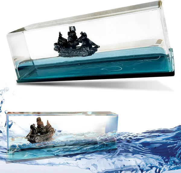 Unsinkable Boat in a Box, Cruise Ship Fluid Drift Bottle, Unsinkable Cruise Ship Toy, Cruise Ship Fluid Drift Model Decoration, Home Decoration Toys Gift.