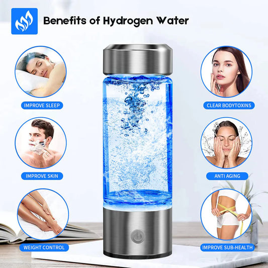 Portable Hydrogen Water Bottle