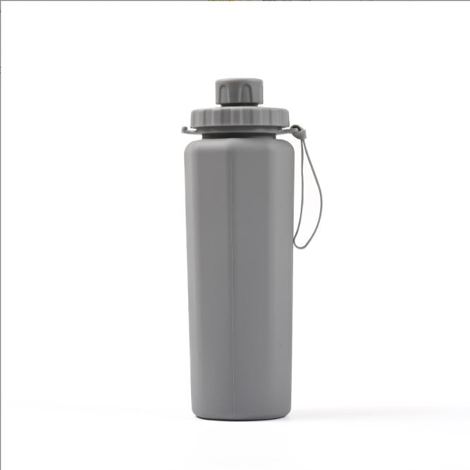 Silicone Sports Water Bottle, Foldable, Portable Silicone Cup for Outdoor, Cycling, Travel, and Business Trips