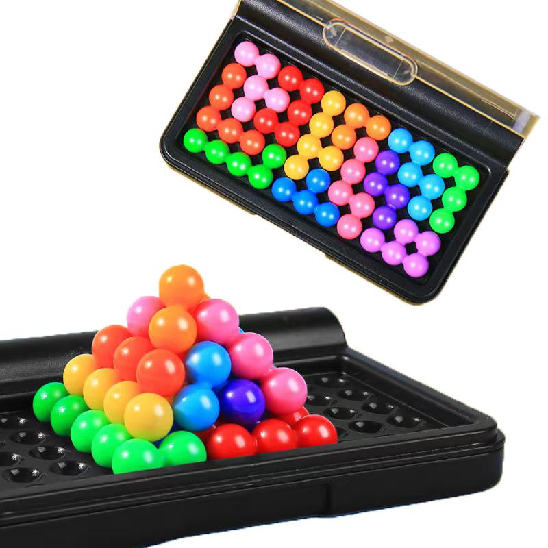 Magic pearl of wisdom, Intelli-Pyramid, Logic & Strategy Beads, Brain-Boosting Puzzle for Kids