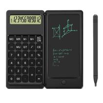 New Solar-Powered Calculator with Handwriting Pad: Portable Scientific Function Calculator for Students, Office, and Business