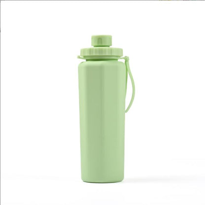 Silicone Sports Water Bottle, Foldable, Portable Silicone Cup for Outdoor, Cycling, Travel, and Business Trips